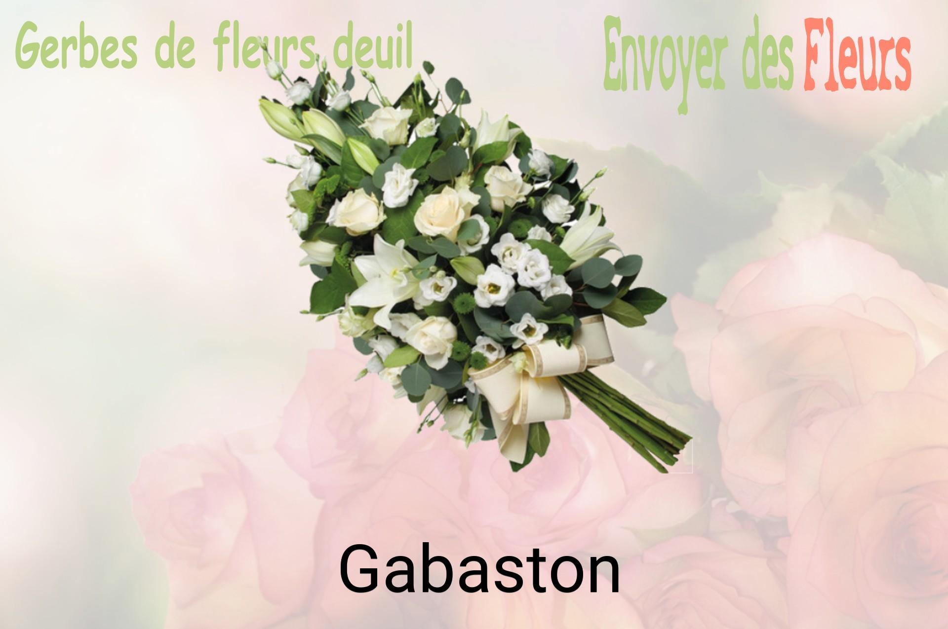 Gerbe de fleurs de deuil livrée à Gabaston